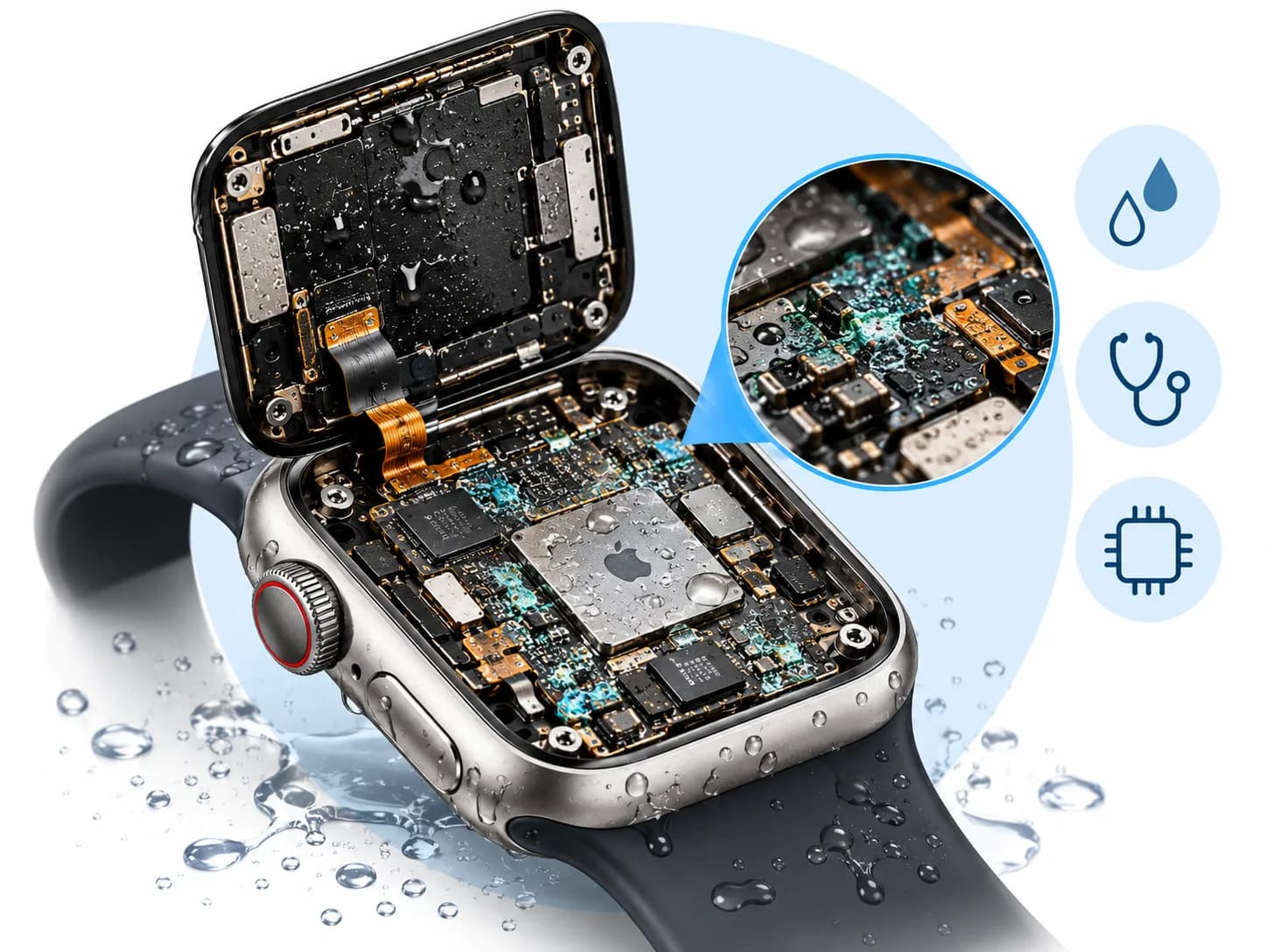 Apple Watch Water Damage Diagnostics